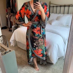 Floral Wrap Dress